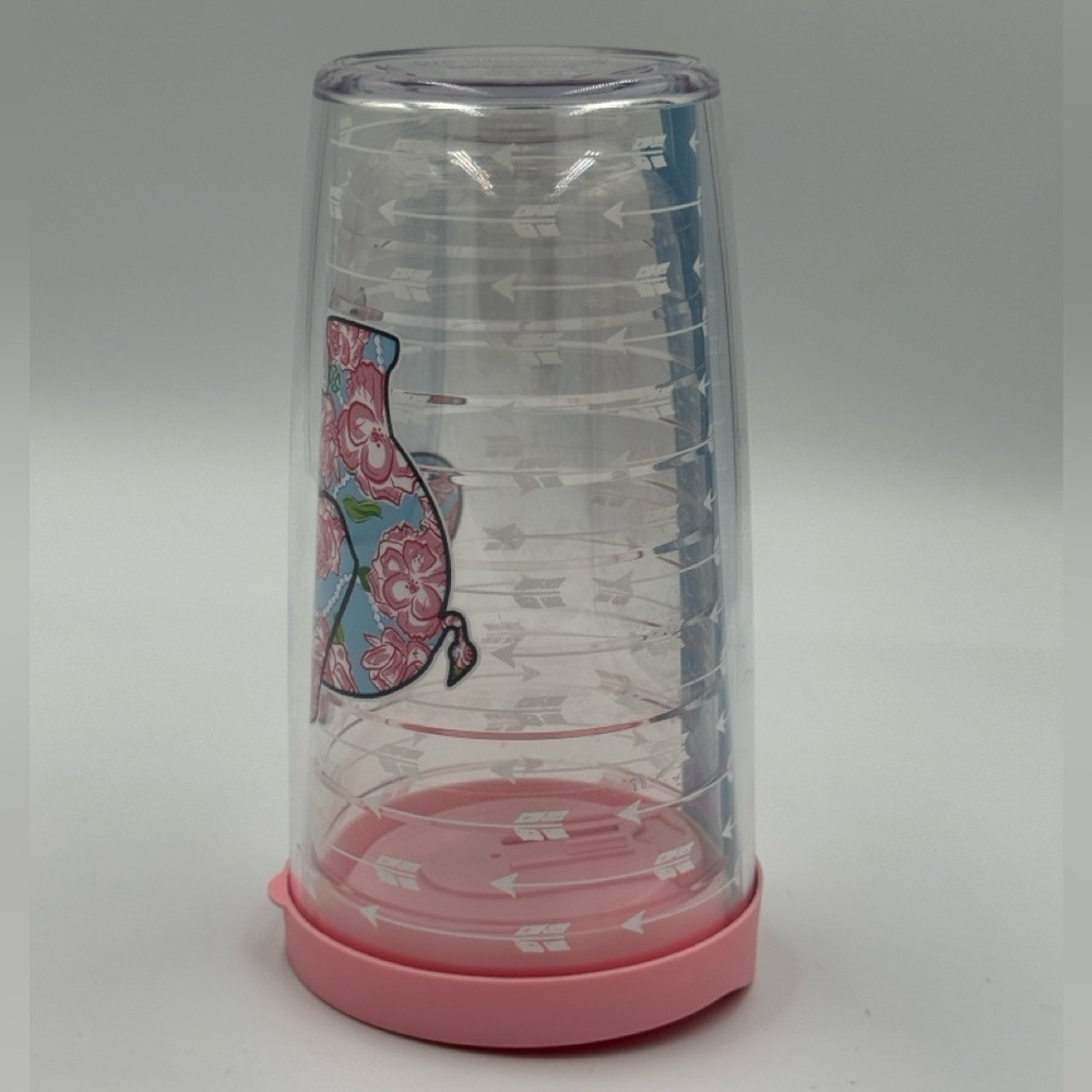 Tervis Tumbler 16 Oz Simply Southern Floral Elephant Arrows Pink Travel Lid - Picture 6 of 6